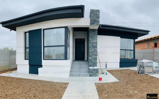 Vila comuna Berceni 3 camere – arhitectura moderna- 375 mp teren